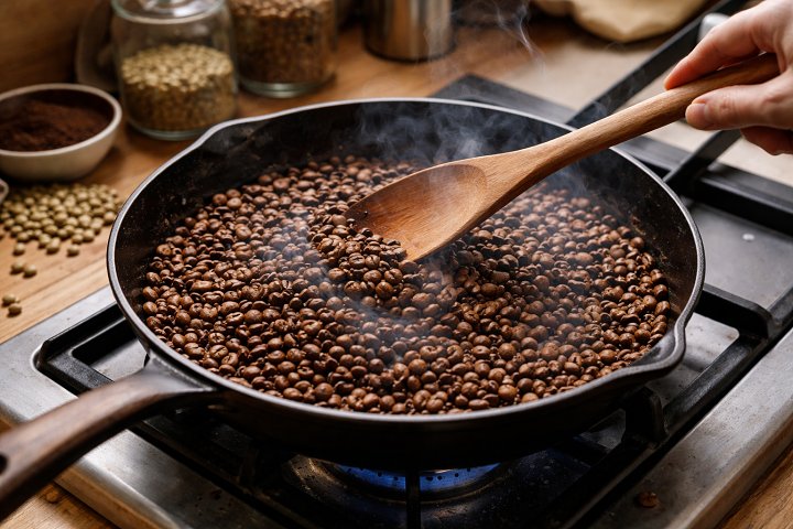 Những cách tự rang cà phê tại nhà phổ biến nhất