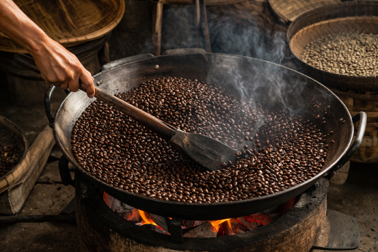 Cách rang cà phê truyền thống nuông chiều khẩu vị người Việt